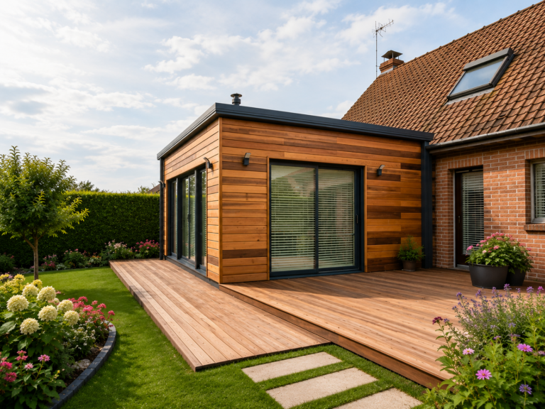 Extension bois à Compiègne