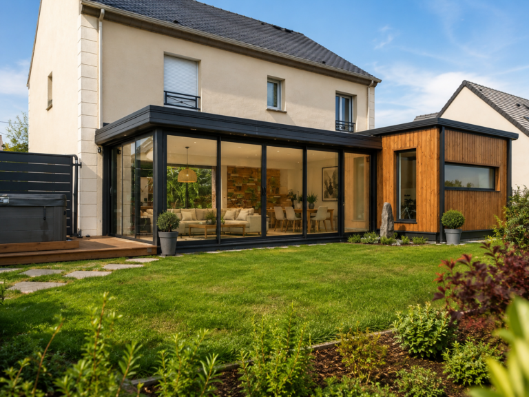 Extension bois à Douai (59)